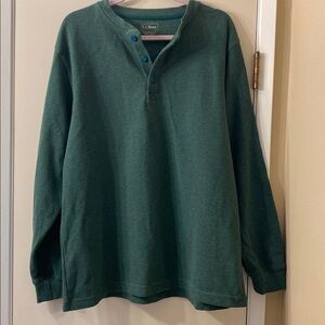 L.L. Bean men’s Green Long Sleeve size Large